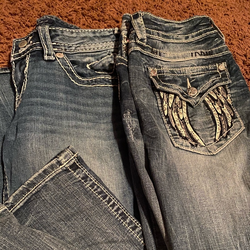 2 Pairs of jeans! Miss me and vigoss